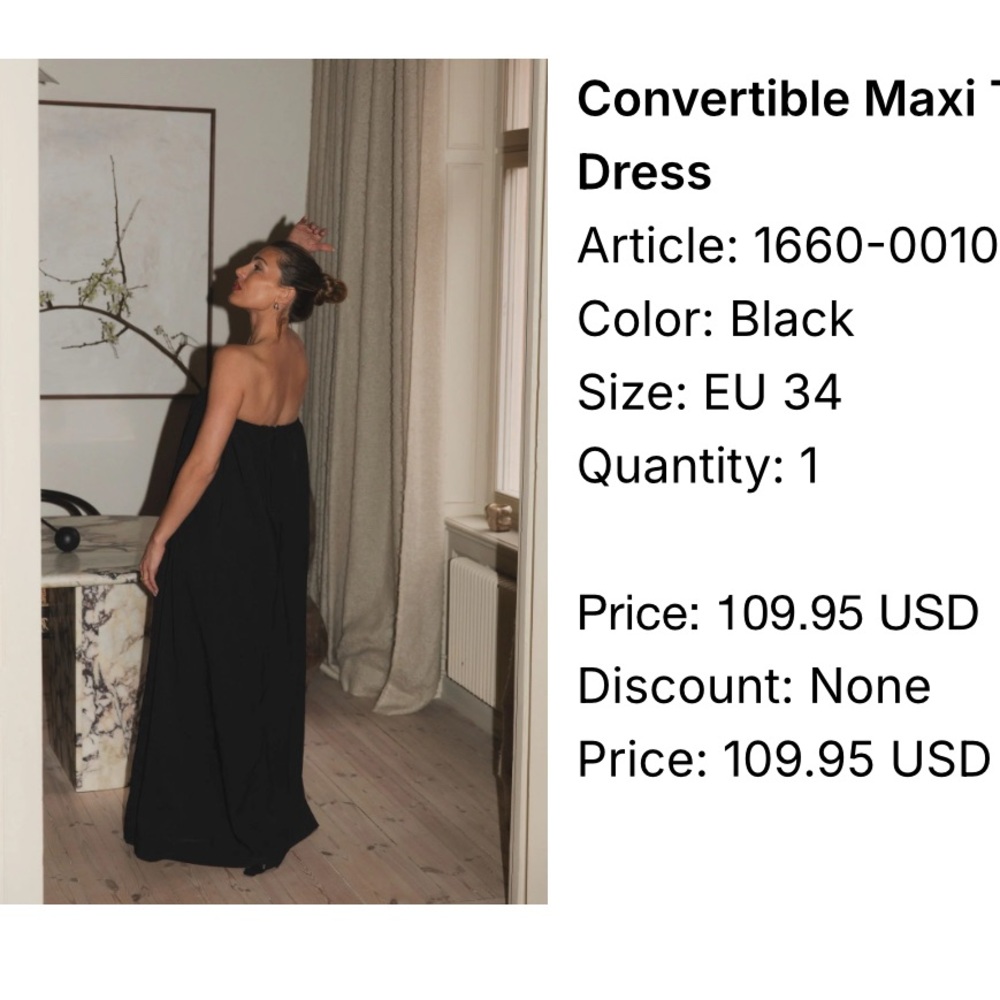 Maxi convertible bubble dress!